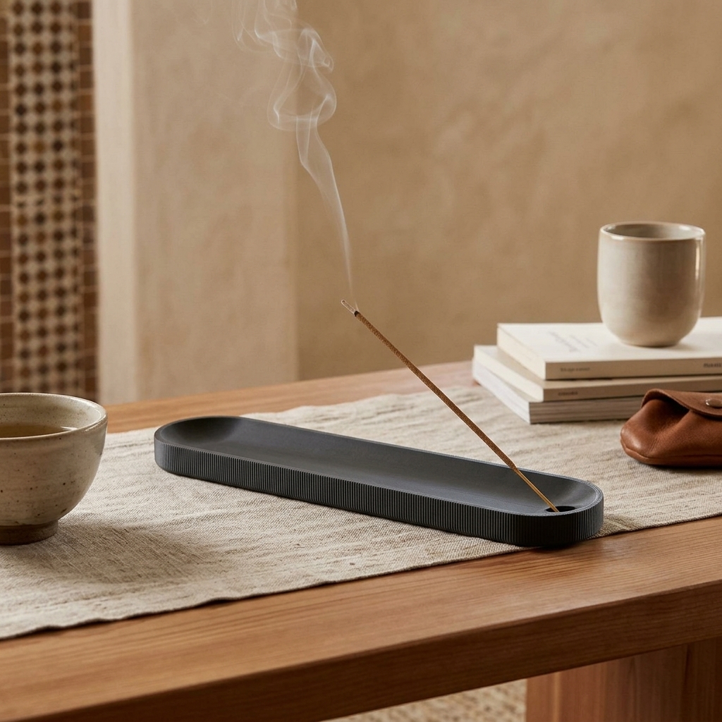 Zen Incense Box & Burner — styled photo