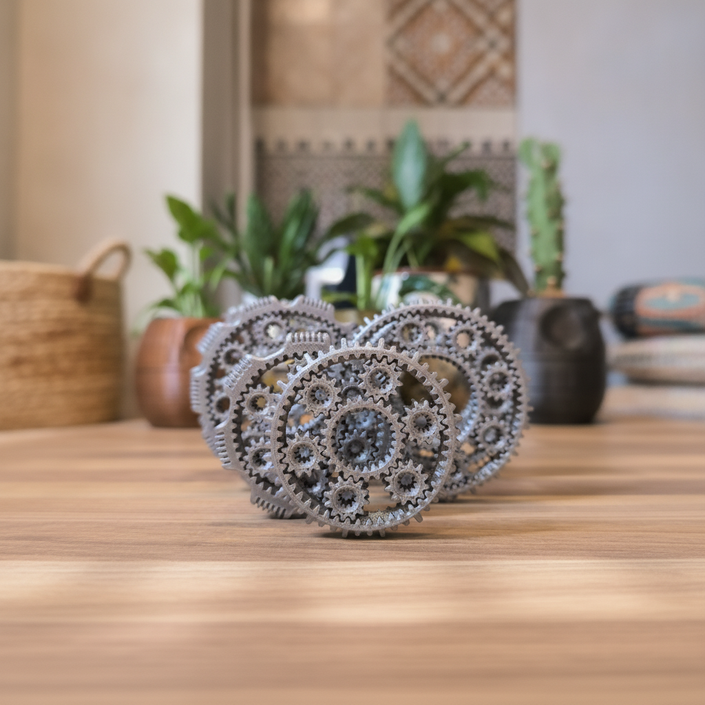 Planetary gear spinner — styled photo