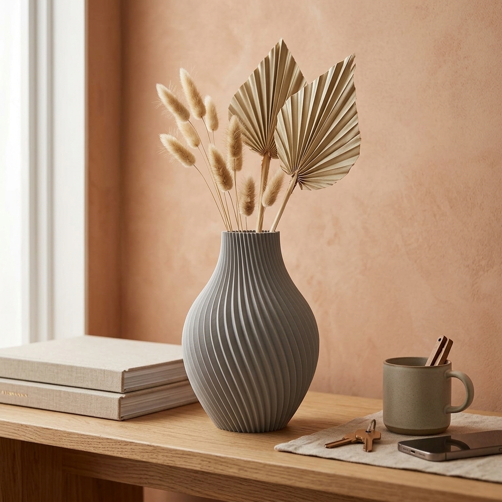 Vase Sculptural Félicia — mise en scène