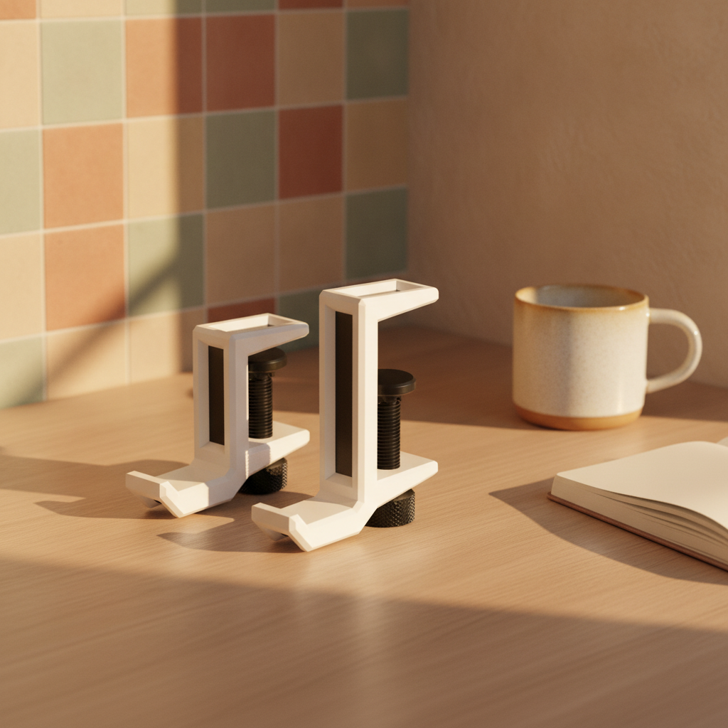 Headphone hook — styled photo
