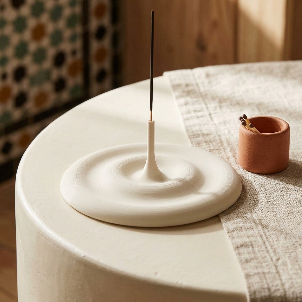 Porte-encens Onde Pure — mise en scène
