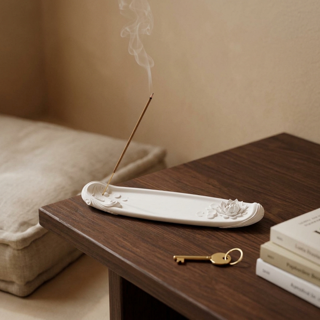 Porte-Encens Lotus Zen — mise en scène