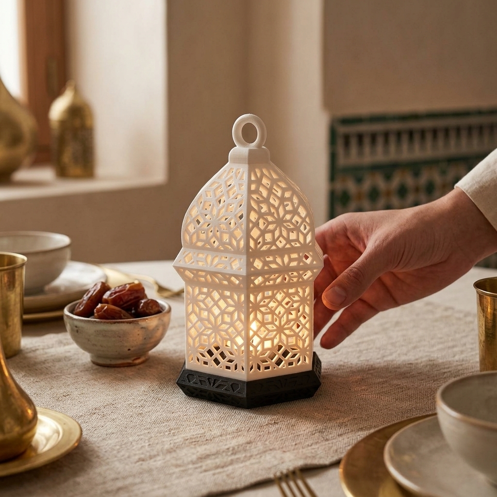 Mini Fanoos Tealight Lantern — styled photo