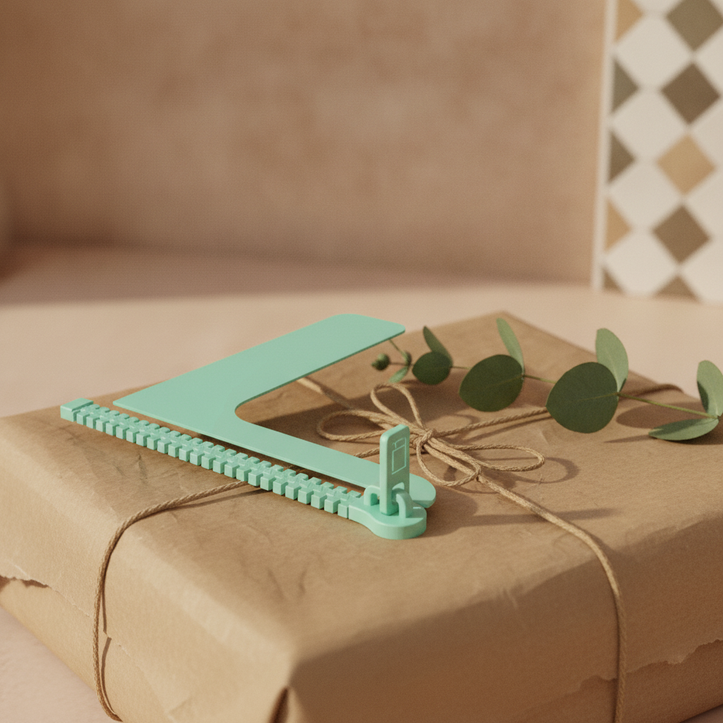Zipper bookmark — styled photo