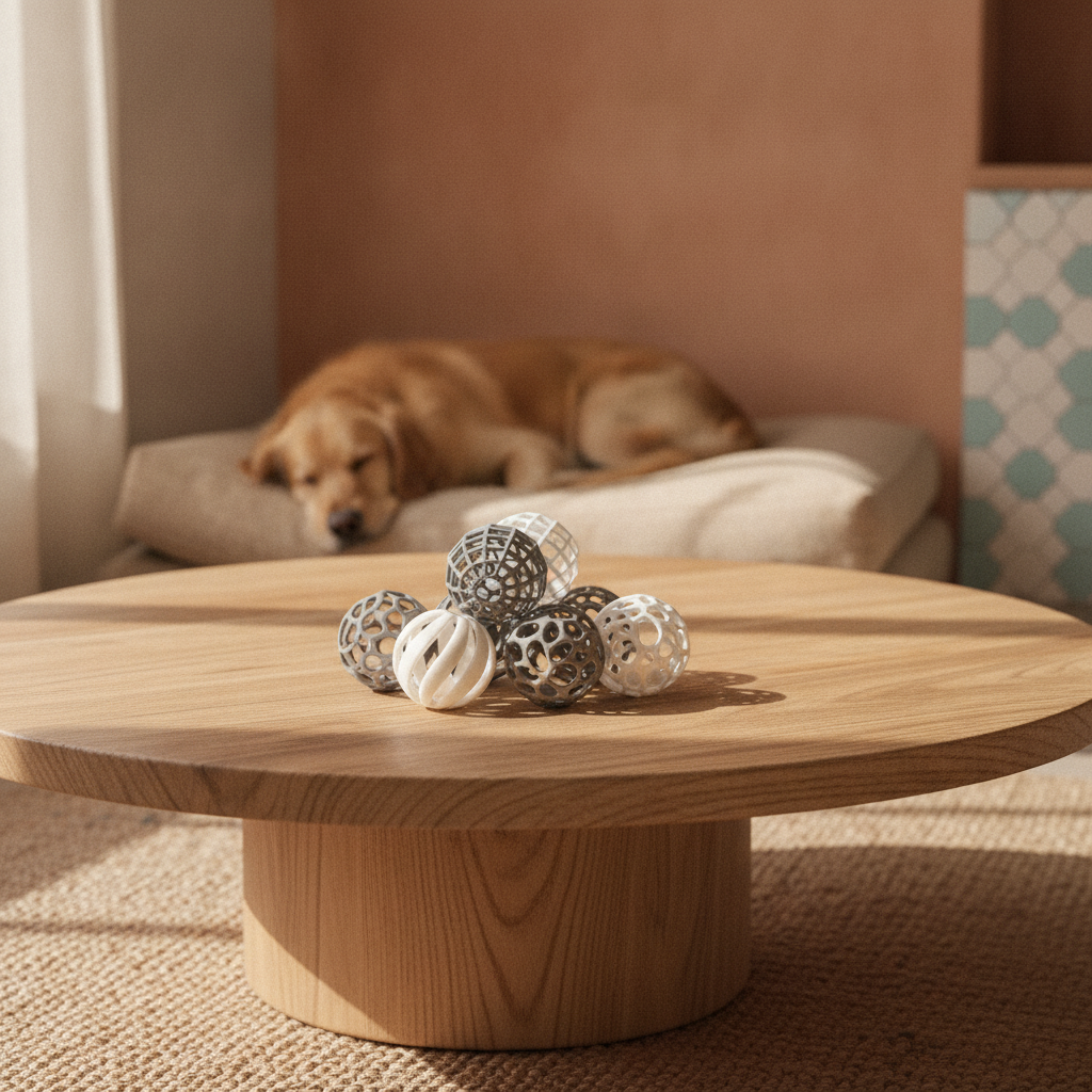 Jouets pour chat V2 (lot) — mise en scène