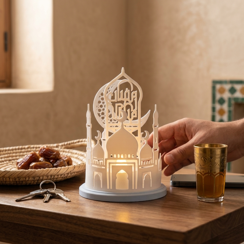 Snap-Fit Fanoos Lantern — styled photo