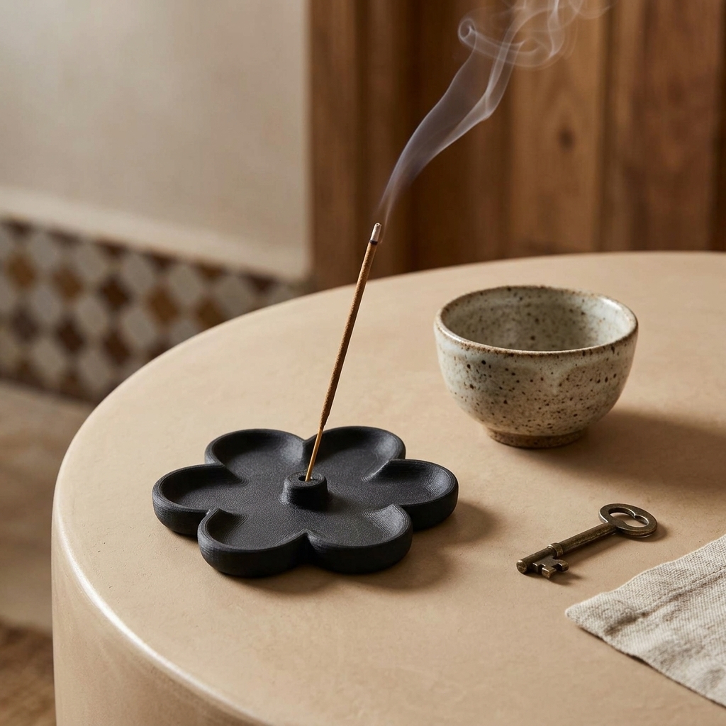 Daisy Flower Incense Holder — styled photo