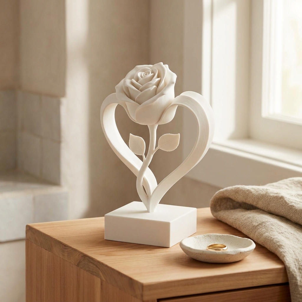 Cœur à la rose éternelle — mise en scène