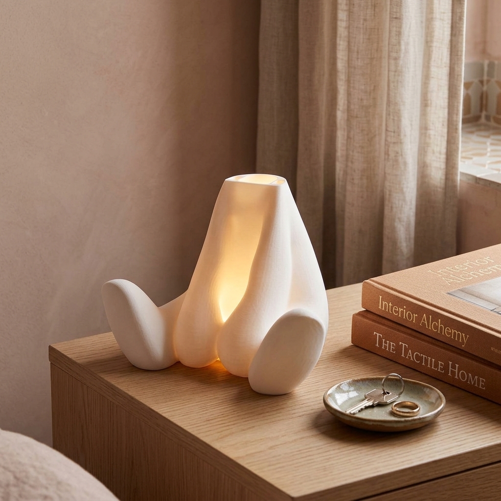 Loopy lamp – Shy — styled photo