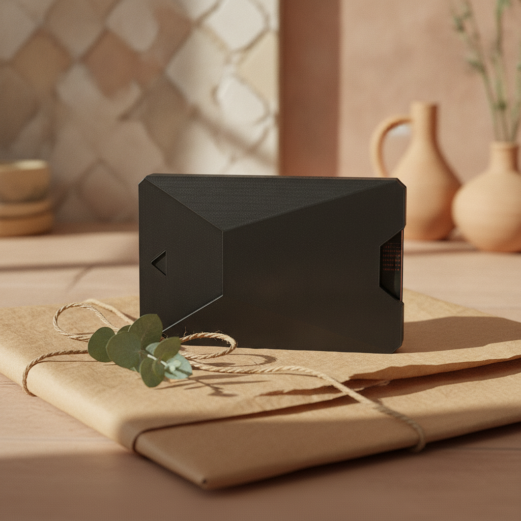 Slim card holder — styled photo