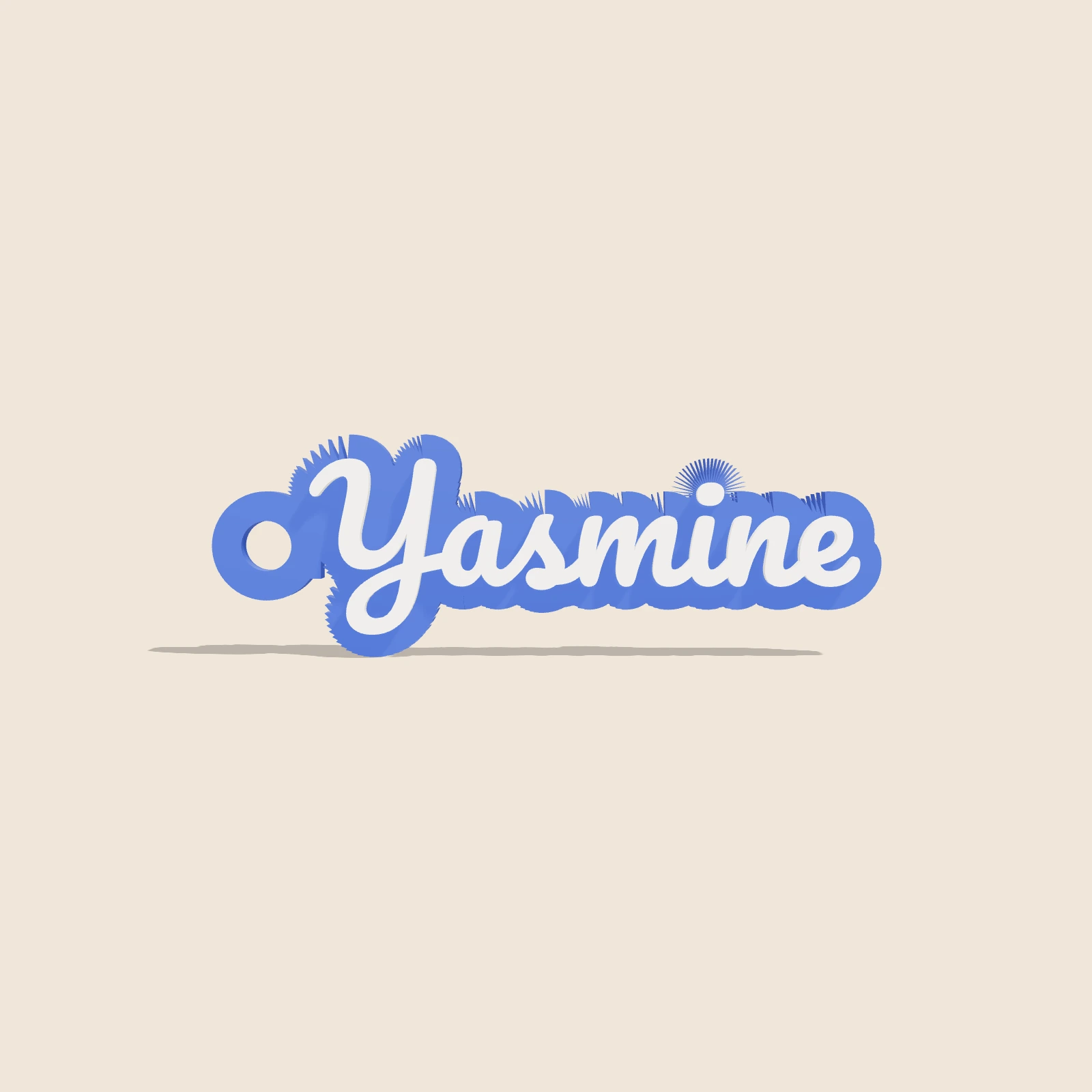 Porte-clés prénom — Yasmine