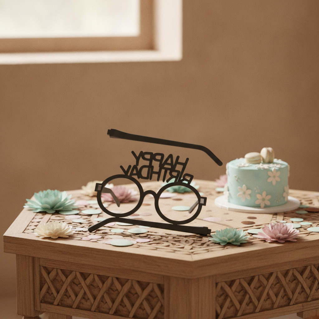 Happy Birthday frames — styled photo