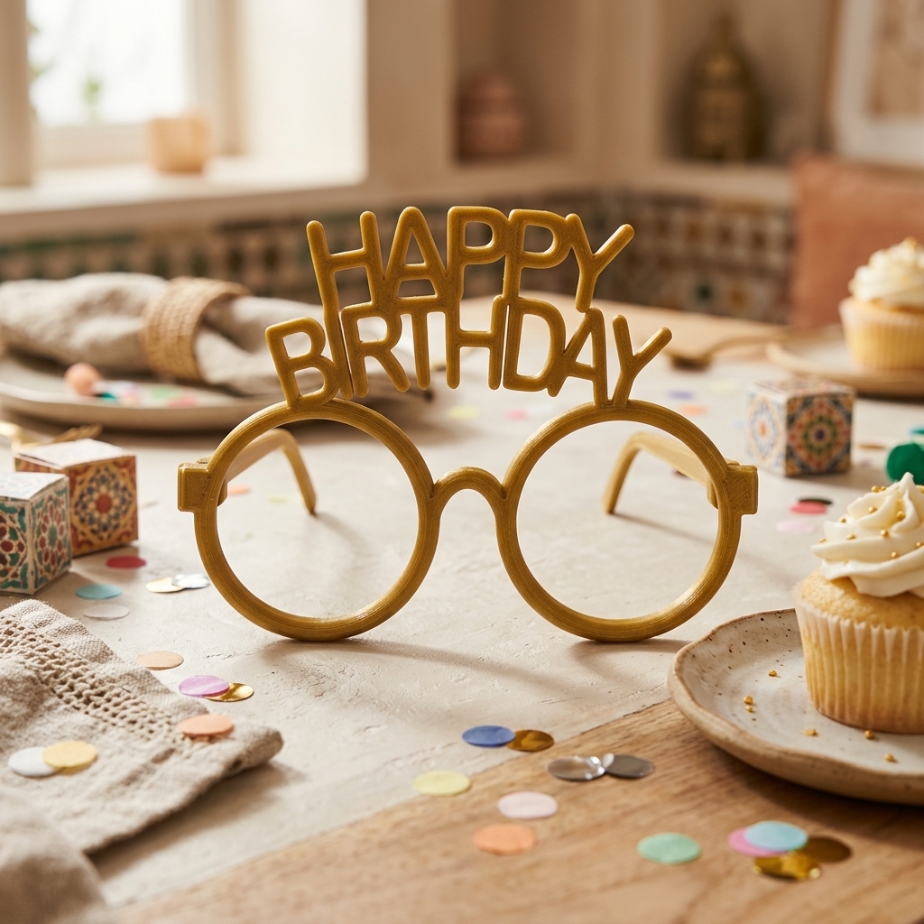 Happy Birthday frames — styled photo