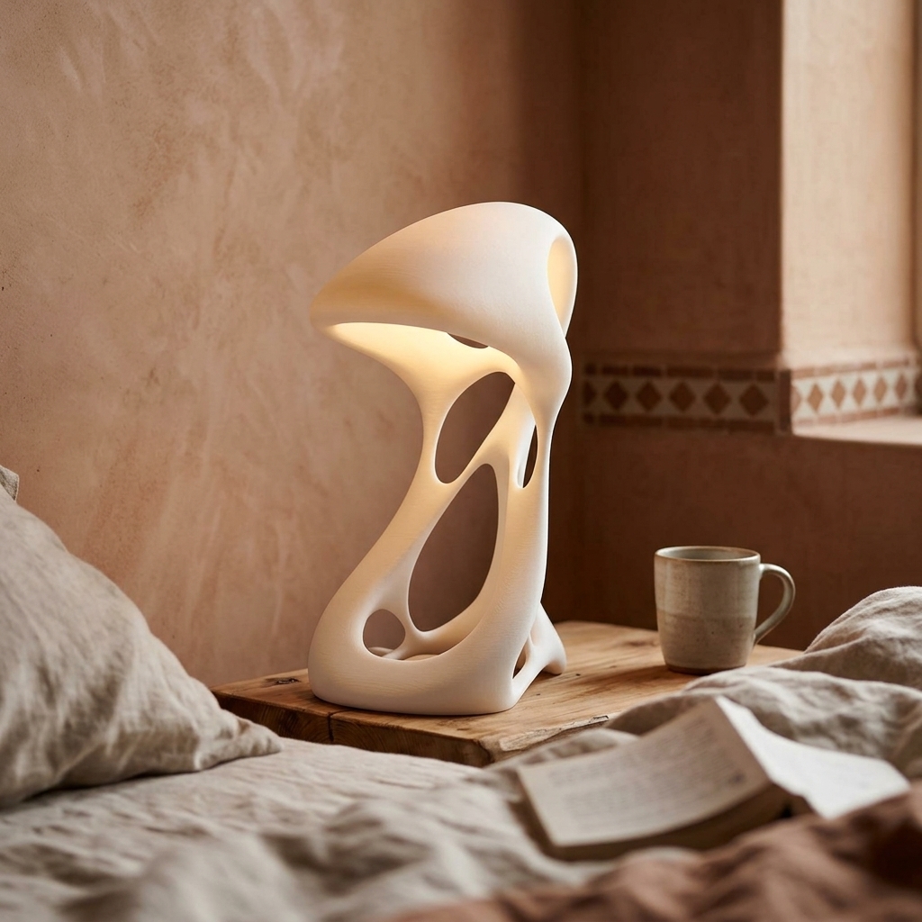 Lampe Organique Astrale — mise en scène