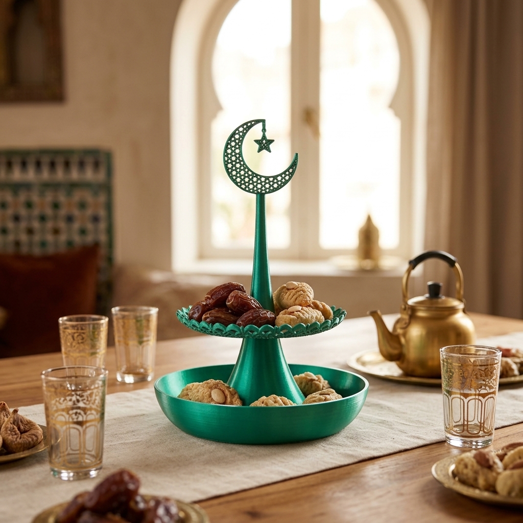 Eid Ornate Treat Stand — styled photo